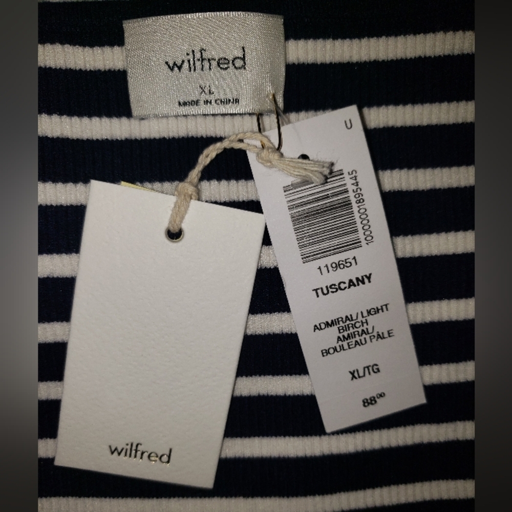 NWT Aritzia Wilfred Tuscany Top- XL - Picture 3 of 4
